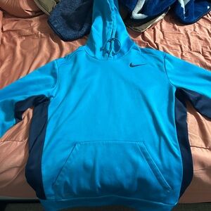 Blue Mens nike hoodie size large